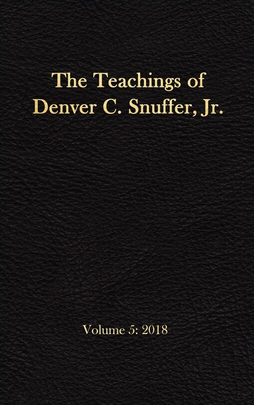 Front cover_The Teachings of Denver C. Snuffer, Jr. Volume 5