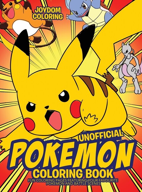 Front cover_Unofficial Pokemon Coloring Book