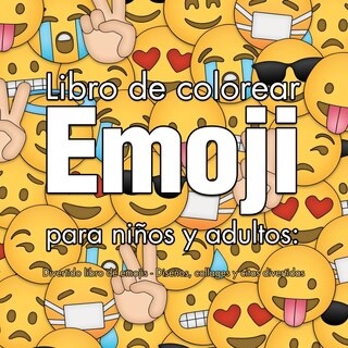 Front cover_Libro De Colorear Emoji Para Niños Y Adultos