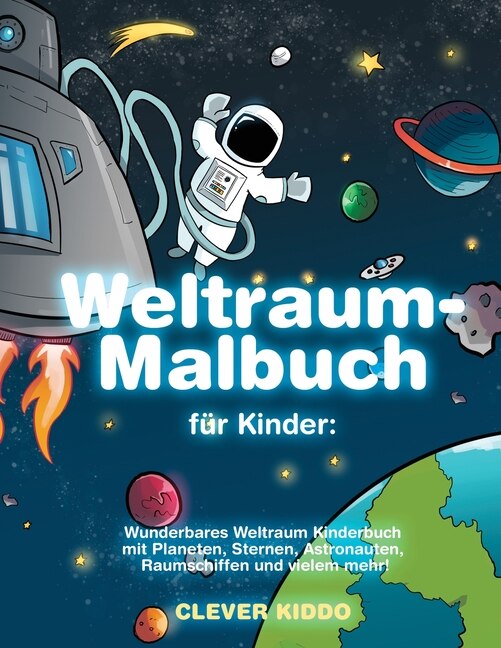 Front cover_Weltraum-Malbuch für Kinder