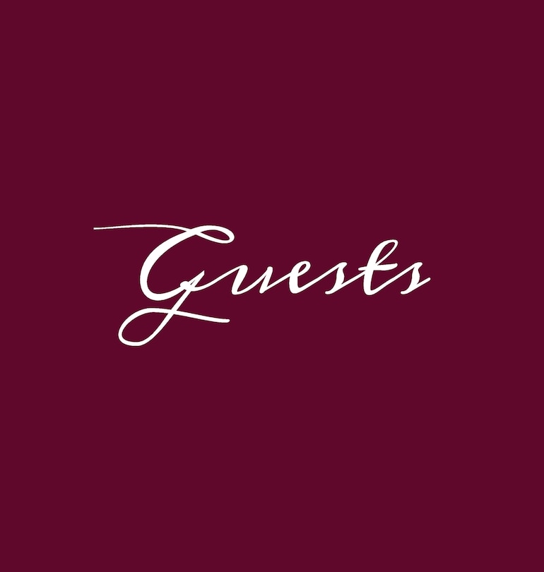 Couverture_Guests Wine Burgundy Hardcover Guest Book Blank No Lines 64 Pages Keepsake Memory Book Sign In Registry for Visitors Comments Wedding Birthday Anniversary Christening Engagement Party Holiday
