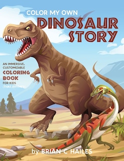 Front cover_Color My Own Dinosaur Story