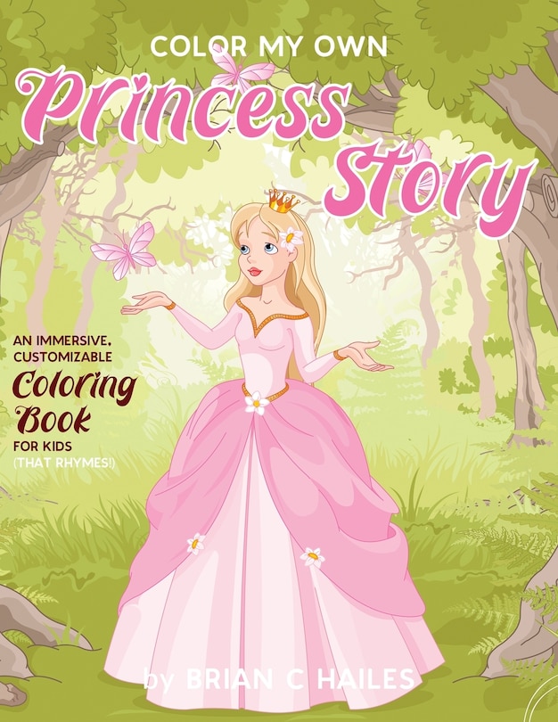 Front cover_Color My Own Princess Story