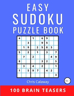 Front cover_Easy Sudoku Puzzle Book Volume 1