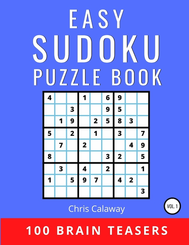 Front cover_Easy Sudoku Puzzle Book Volume 1