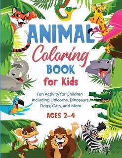 Front cover_Animal Coloring Book for Kids
