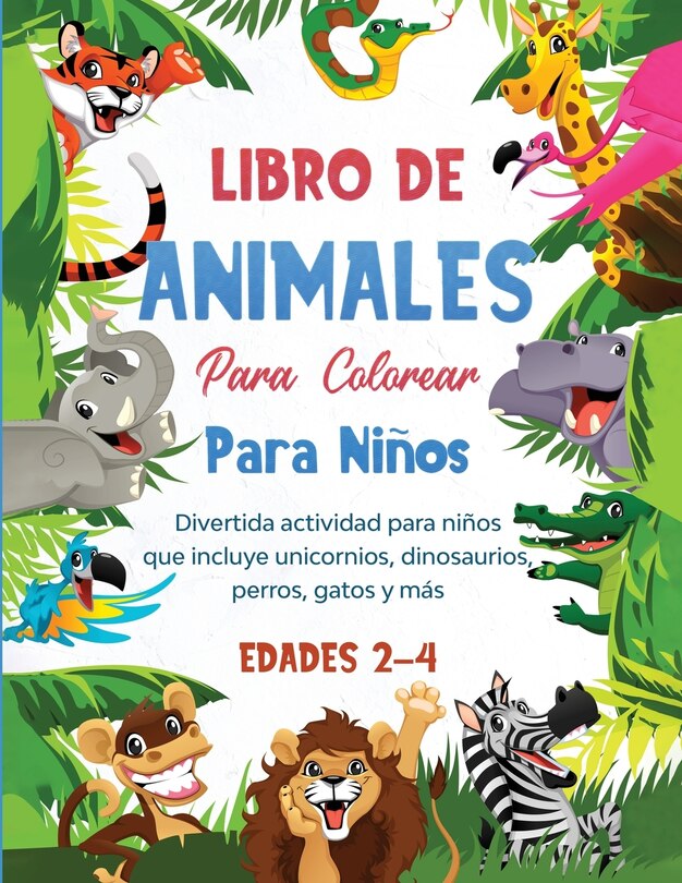 Front cover_Libro de animales para colorear para niños
