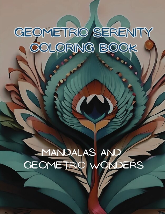 Front cover_Geometric Serenity Coloring Book