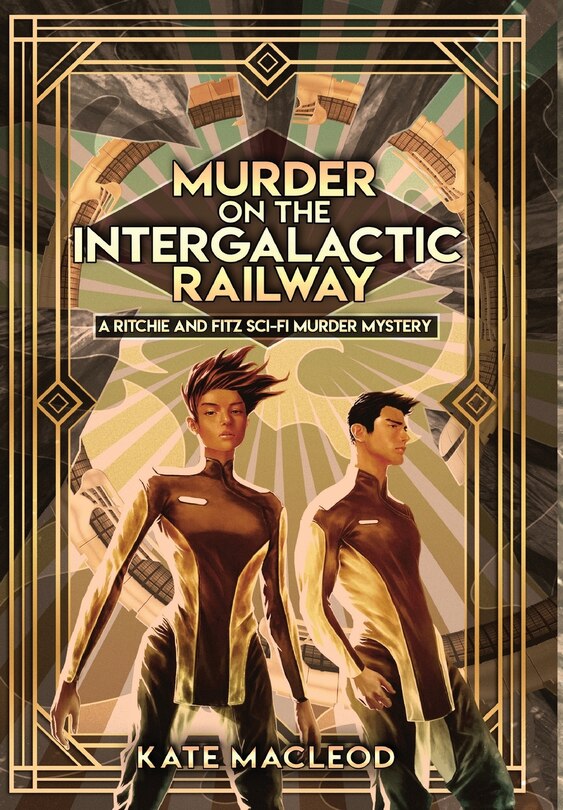 Front cover_Murder on the Intergalactic Railway