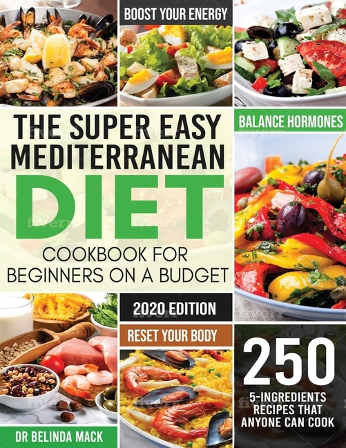 Front cover_The Super Easy Mediterranean Diet Cookbook for Beginners on a Budget
