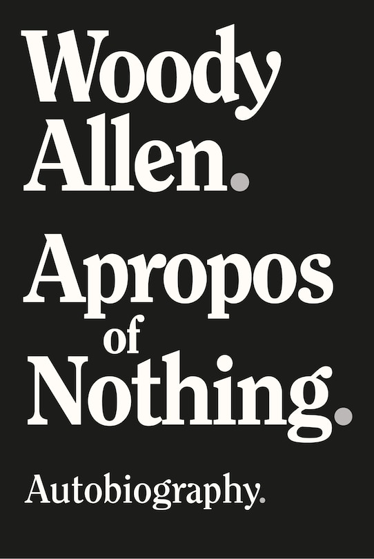 Front cover_Apropos Of Nothing - Large Print Edition