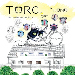 Front cover_TORC the CAT discoveries on the Farm Coloring Book