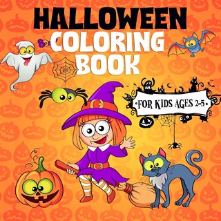 Front cover_Halloween Coloring Book For Kids Ages 2-5