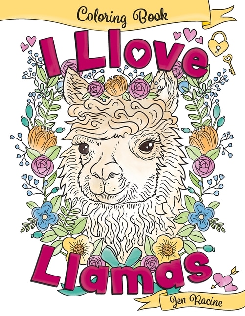 Couverture_I Llove Llamas Coloring Book