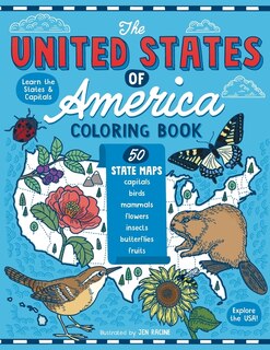 Front cover_The United States of America Coloring Book
