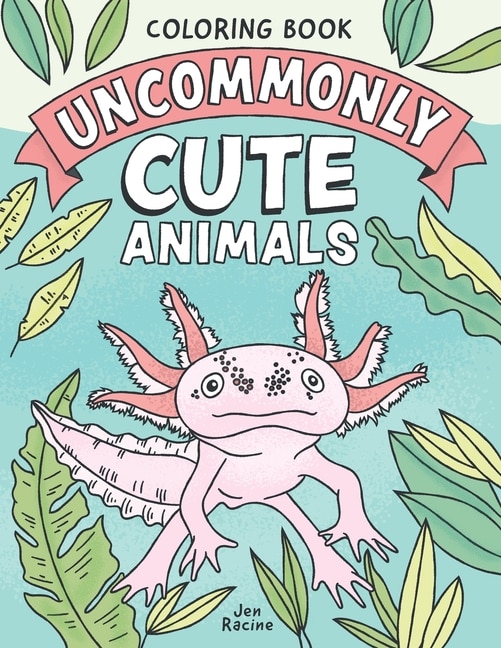 Couverture_Uncommonly Cute Animals Coloring Book