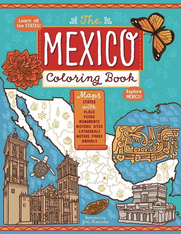 Front cover_The Mexico Coloring Book
