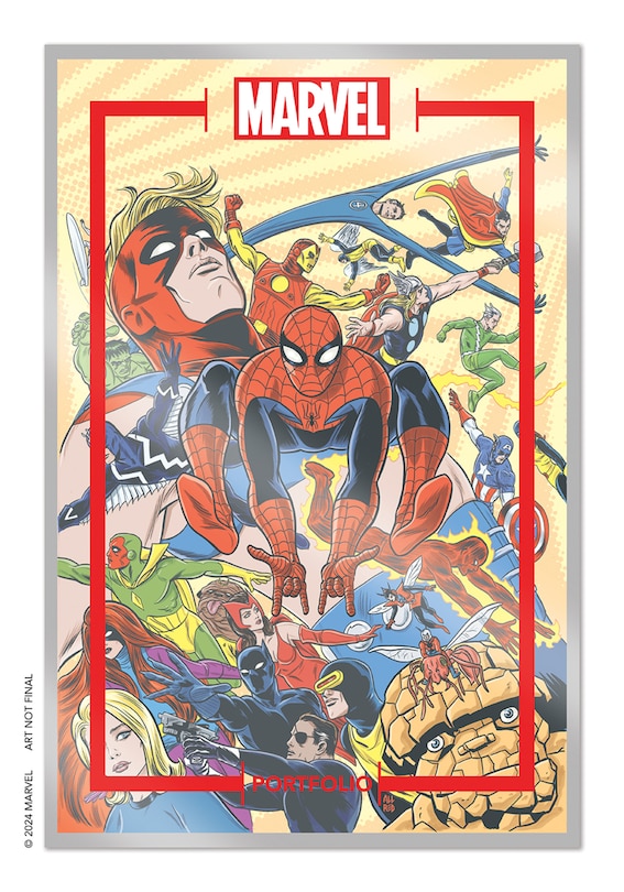 Front cover_The Marvel Portfolio of Michael Allred - Marvel Universe