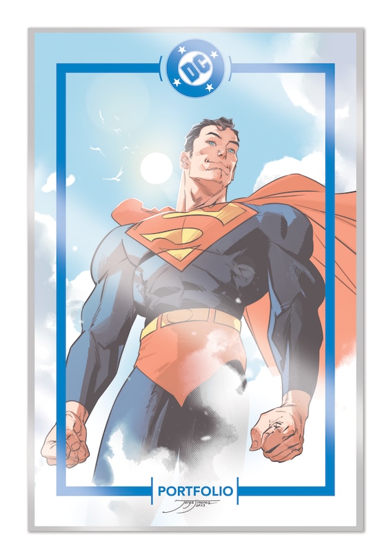 Couverture_The DC PORTFOLIO OF JORGE JIMENEZ - SUPERMAN