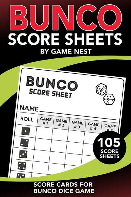 Front cover_Bunco Score Sheets