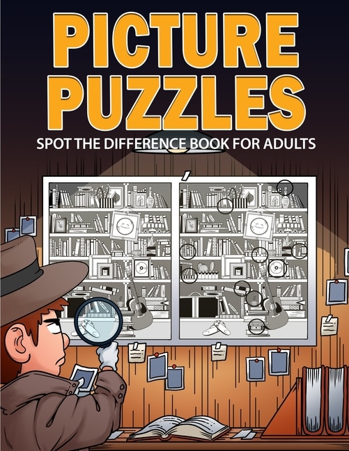 Picture Puzzles: Spot The Difference Book For Adults