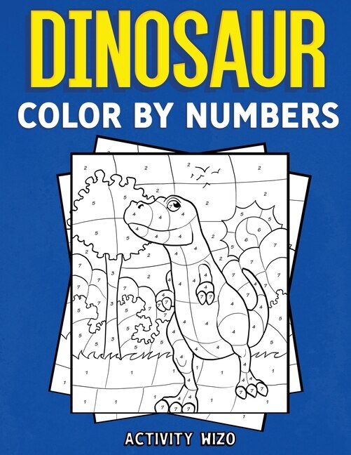 Front cover_Dinosaur Color By Numbers