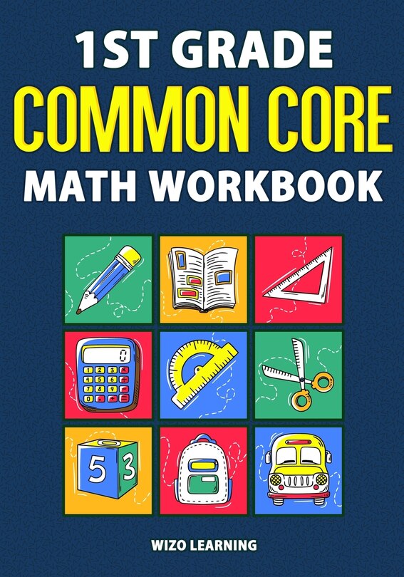 Front cover_1st Grade Common Core Math Workbook