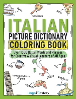 Couverture_Italian Picture Dictionary Coloring Book