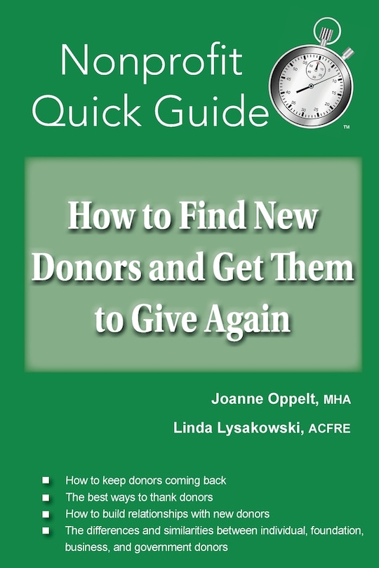 Couverture_How to Find New Donors and Get Them to Give Again