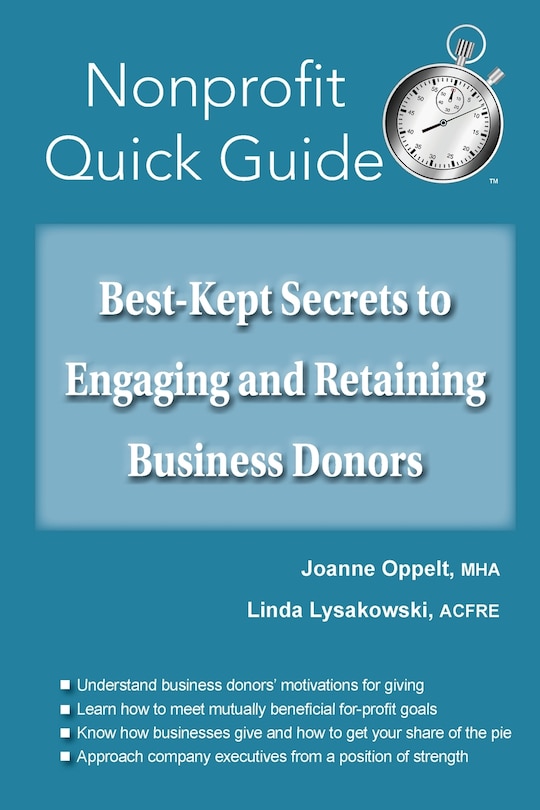 Front cover_Best-kept Secrets To Engaging And Retaining Business Donors