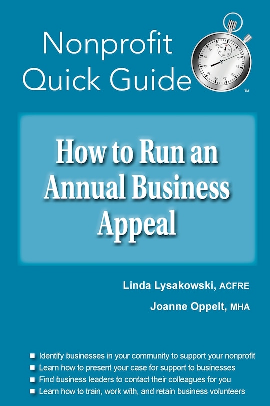 Front cover_How To Run An Annual Business Appeal