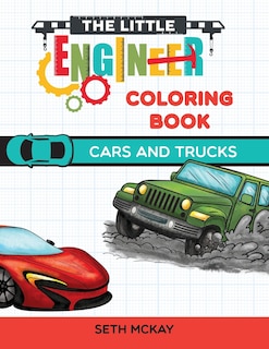 Couverture_The Little Engineer Coloring Book - Cars and Trucks