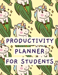 Productivity Planner For Students: Time Management Journal  Agenda Daily  Goal Setting  Weekly  Daily  Student Academic Planning