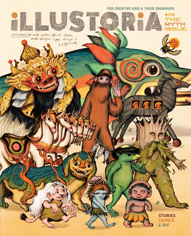 Front cover_Illustoria: For Creative Kids And Their Grownups