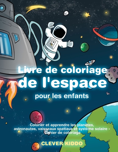 Couverture_Livre de coloriage de l'espace pour les enfants