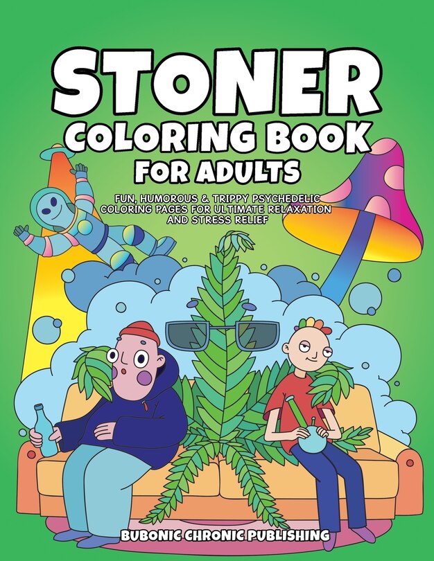 Couverture_Stoner Coloring Book for Adults
