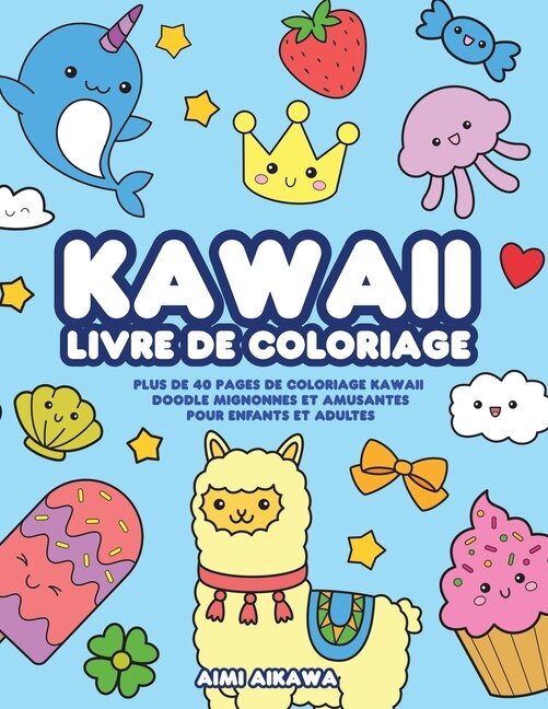 Couverture_Kawaii livre de coloriage