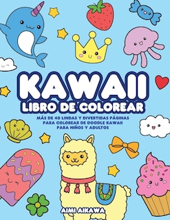 Front cover_Kawaii libro de colorear