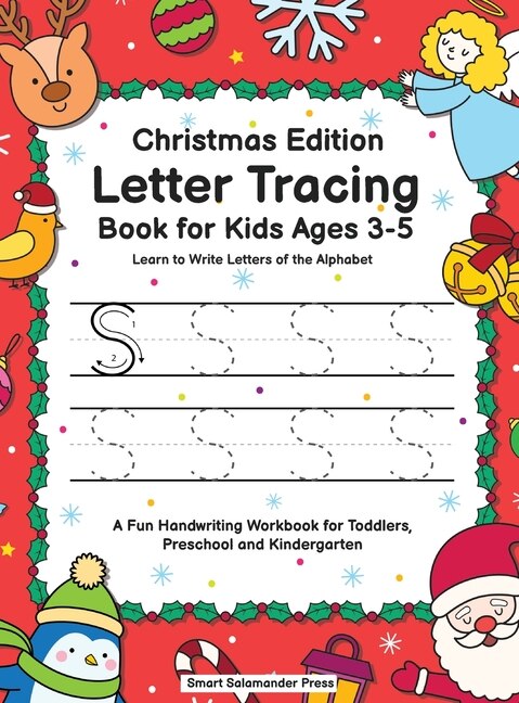 Front cover_Letter Tracing Book for Kids Ages 3-5