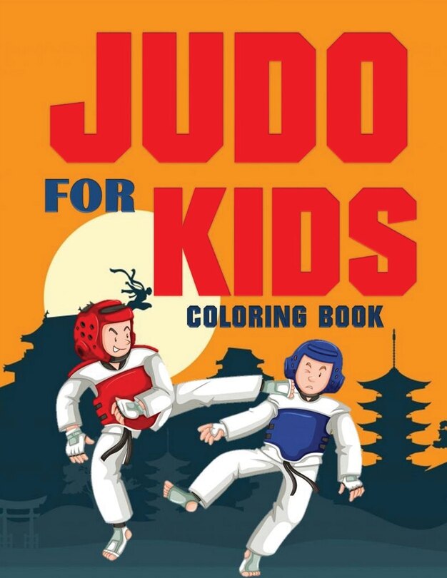 Front cover_JUDO for Kids Coloring Book (Over 70 pages)