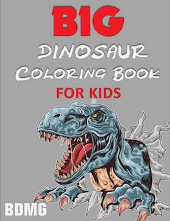 Couverture_Big Dinosaur Coloring Book for Kids (100 Pages)