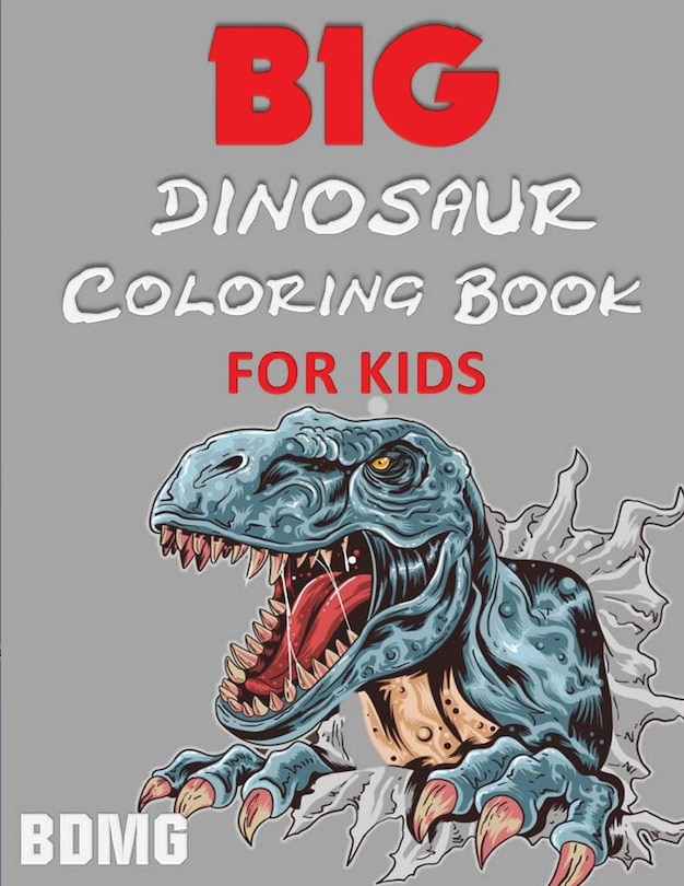 Couverture_Big Dinosaur Coloring Book for Kids (100 Pages)