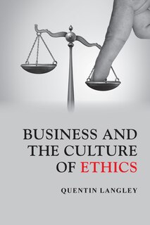 Couverture_Business And The Culture Of Ethics