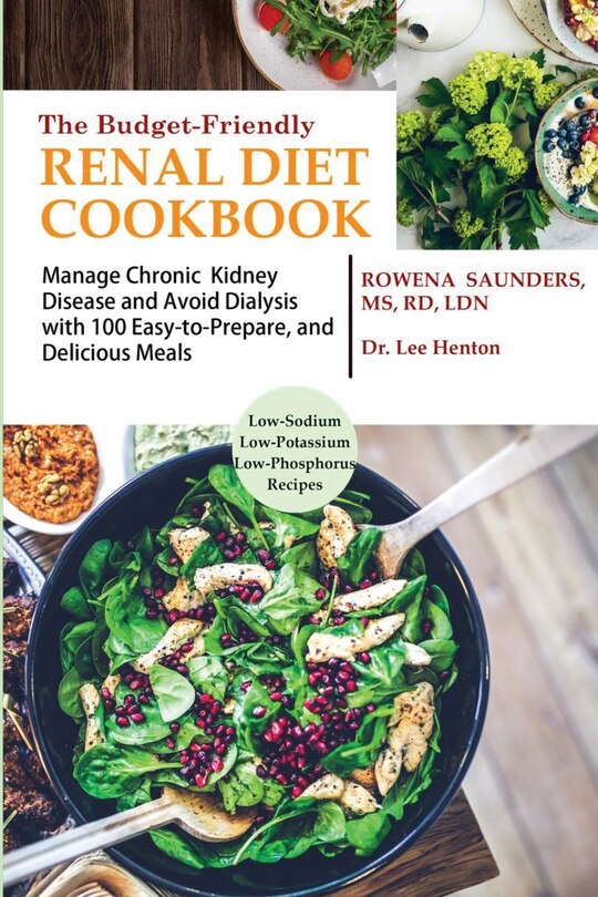 Front cover_The Budget Friendly Renal Diet Cookbook