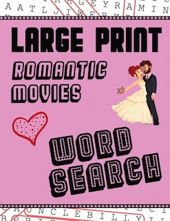 Front cover_Large Print Romantic Movies Word Search