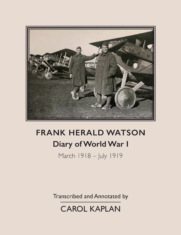 Front cover_Frank Harold Watson, Diary of World War I, March 1918 - July 1919