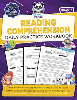 Front cover_Reading Comprehension Grade 4 Daily Practice Workbook