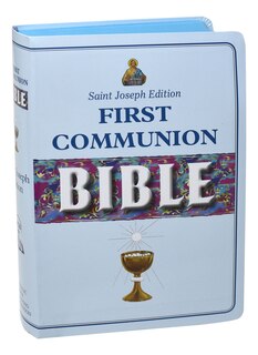 Front cover_New Catholic Bible -- Med. Print Dura Lux (Boys Communion)