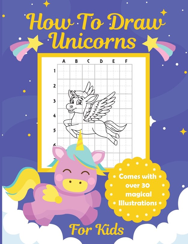 Front cover_How To Draw Unicorns For Kids