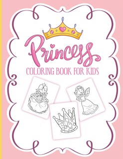 Front cover_Princess Coloring Book For Kids